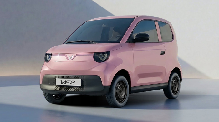 Ngoại thất VinFast VF2 2026 thiết kế nhỏ gọn 2 cửa