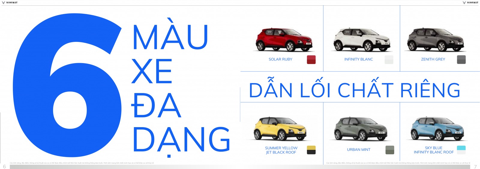 Màu xe vinfast vf5 Màu xe vinfast vf5